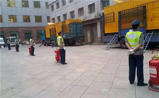 静海租赁发电机案例