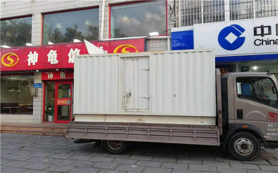 静海出租发电机施工案例